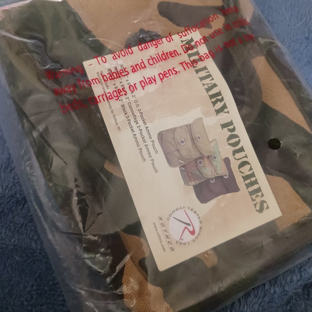 NWT! Military CAMOUFLAGE Ammo Pouch